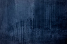 Dark Blue Grungy Distressed Canvas Bacground
