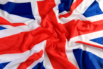 Canvas Print - Close up of The Great Britan flag