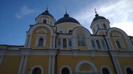 Old orthodox monasteries in Moscow Russia