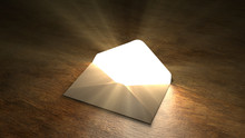 Fairytale Mail. Mysterious Letter With Magic Light. 55.