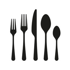 Wall Mural - the contours of the cutlery