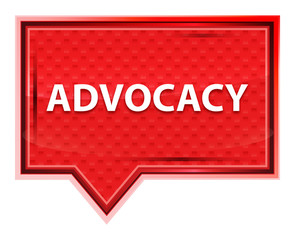 Wall Mural - Advocacy misty rose pink banner button