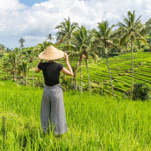 asian rice field hat