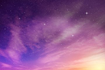 colorful night sky