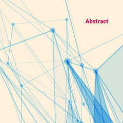 Aufkleber - Abstract background with dotted grid