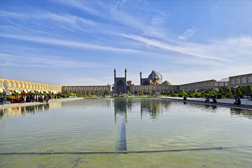 Canvas Print - Naqsh-e Jahan Square, Meidan Emam, Isfahan, Iran, Persia