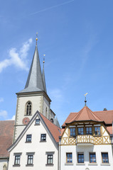 Wall Mural - Kirche St. Kilian in Hassfurt