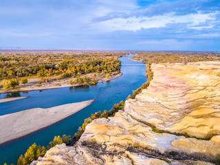 Wall Mural - Burqin Yadan landform China also known as Colorful Beach Irtysh River Burqin County Altay Prefecture Xinjiang China