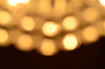 Blur wallpaper with yellow lights