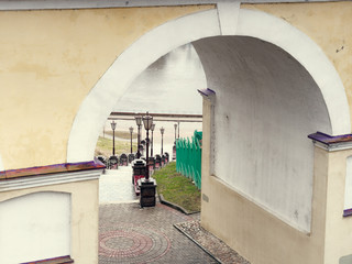 Wall Mural - GRODNO, BELARUS - MARCH 18, 2019: Beautiful building in the city of Grodno..