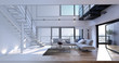 Luxury modern living room interior design
