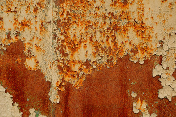 Old metal background. Rust