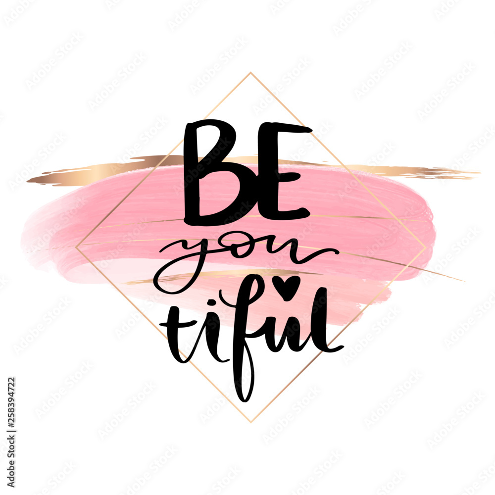 Vector hand drawn lettering phrase. Modern brush calligraphy. 素材庫向量圖 ...
