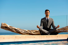 Meditating Executive