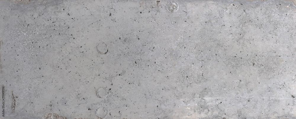 Panoramic concrete texture with formwork pattern and cracking - obrazy, fototapety, plakaty 