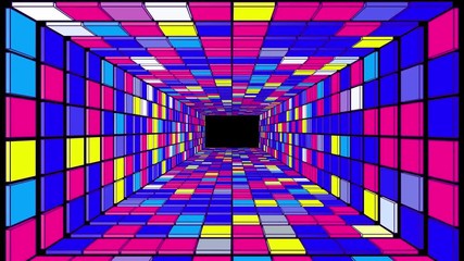 80s box colorful retro