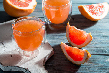 Image with grapefruit juice.