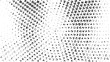 © svitlananiko - Halftone gradient pattern. Abstract halftone dots background. Monochrome dots pattern. Grunge radial texture. Pop Art, Comic small dots. Design for presentation, business cards, report, flyer, cover