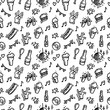 © NATALIA LYSKINA - Doodle beer fest pattern