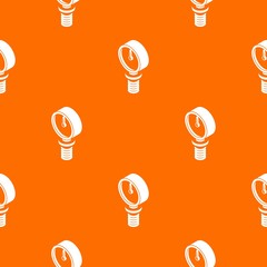 Poster - Pressure meter pattern vector orange for any web design best