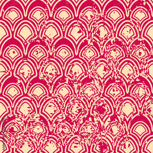 wektorowy-nowozytny-geometryczny-plytka-wzor-z-grunge-skutkiem-streszczenie-art-deco-retro-starodawny-tlo