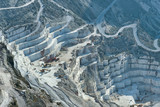 Fototapeta  - marble quarry in marina di carrara