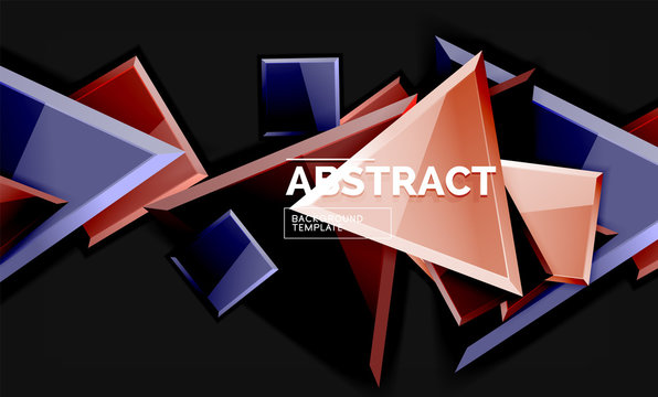 Shiny style geometric background