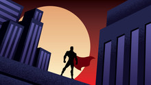 Superhero City Night