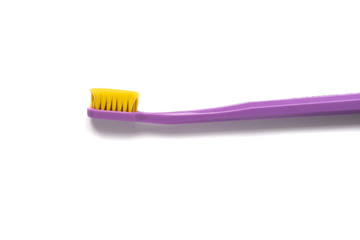 new toothbrush isolated on white background