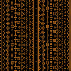 Wall Mural - Ethnic boho seamless pattern