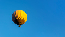 Hot Air Balloon In Blue Sky