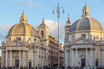 Churches at  Piazza del Popolo