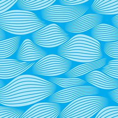 Fototapete - Seamless pattern with geometric waves. Vector illustration.