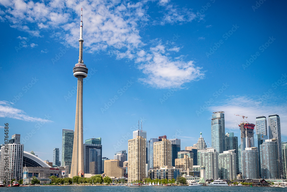 Skyline of Toronto in Canada - obrazy, fototapety, plakaty 