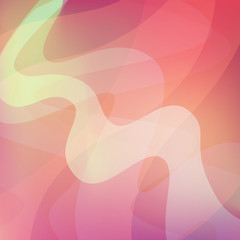 Wall Mural - abstract background of a aurora borealis in light rose color. vector illustration with waves shapes 