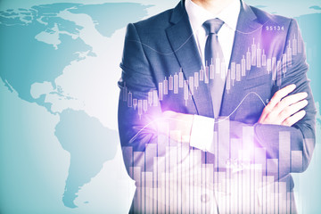 Poster - Finance and trade concept