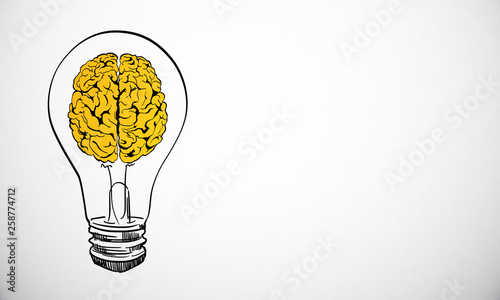 Idea and think concept