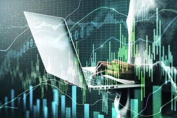 Poster - Phishing and trade concept
