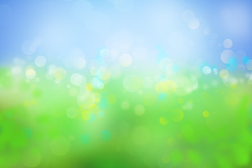 Blurred spring background