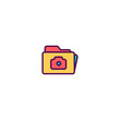 © Robani - Folder icon design icon design. Photography and video icon vector design