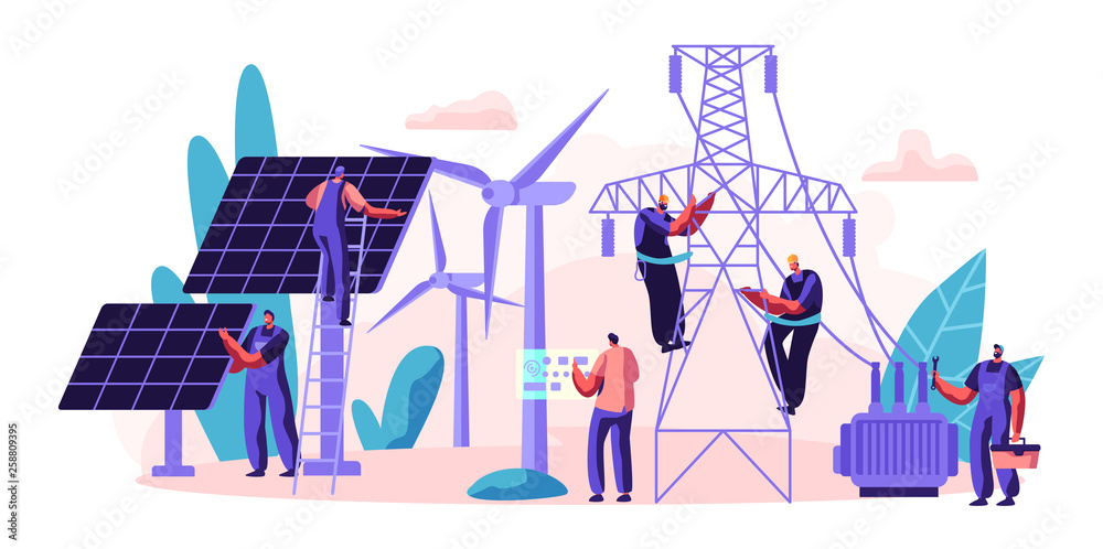 Electrical Utility Delivery of Energy to Consumer. Electricity ...