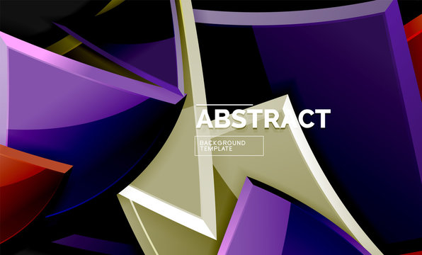 Shiny style geometric background