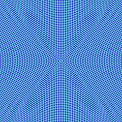 Poster - Abstract round circle pattern background - blue vector graphic from dots