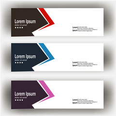 Wall Mural - abstract geometric design banner web template. banner web design vector template