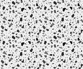 Wall Mural - Endless Terrazzo Flooring Vector Pattern.