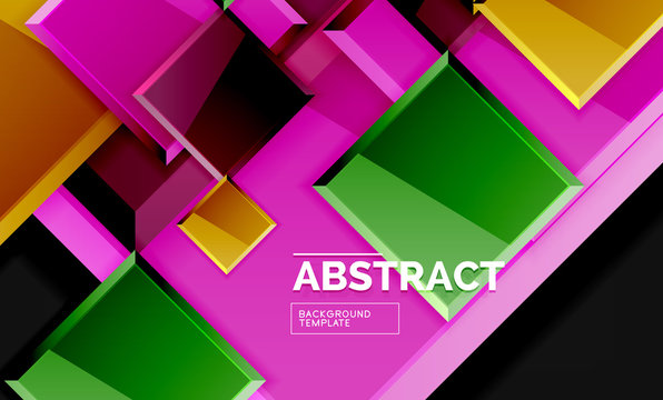 Shiny style geometric background