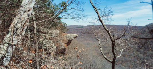 Wall Mural - Panoramic View of Whitaker Point Trailhead National Forest, Kings River Township, AR