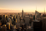 Fototapeta Nowy Jork - New York Panorama am Abend