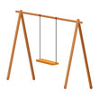 swing wooden playground game