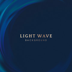 Poster - Light wave border background